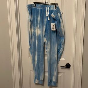 Very soft Blue tie dye sweatpants